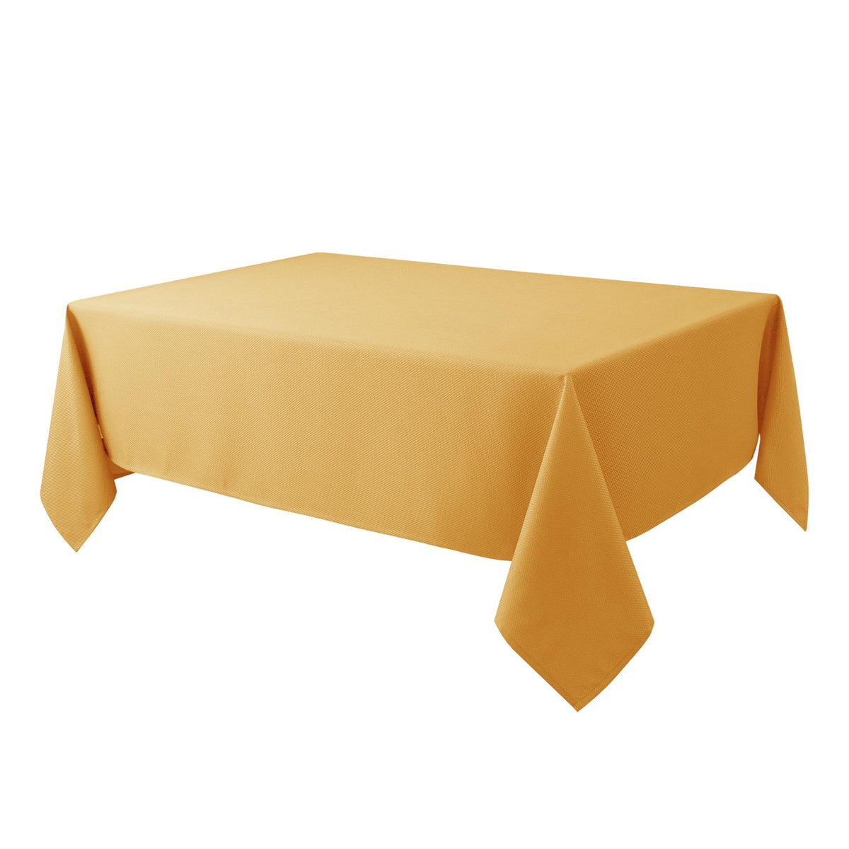 Textured Tablecloth Rectangle-Fabric Spillproof Table Cloth-Natural 60x108"