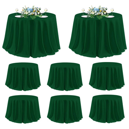 sancua 2 Pack Black Tablecloths 60x102 Inch for 6 Feet Rectangle Tables