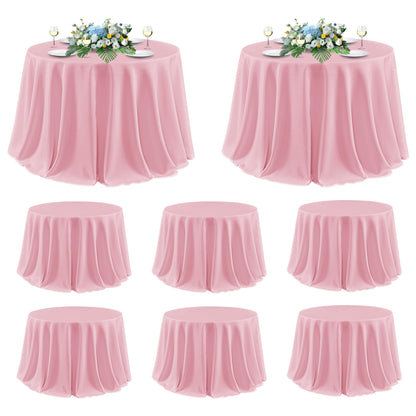 sancua 2 Pack Black Tablecloths 60x102 Inch for 6 Feet Rectangle Tables