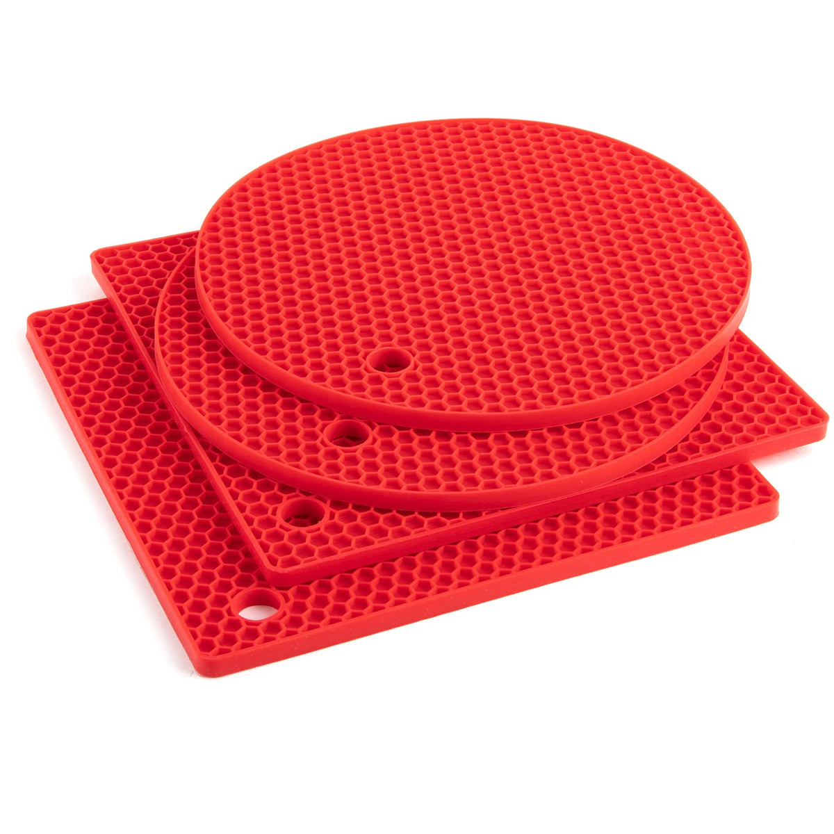 Joyhalo 4 Pack Trivets for Hot Dishes