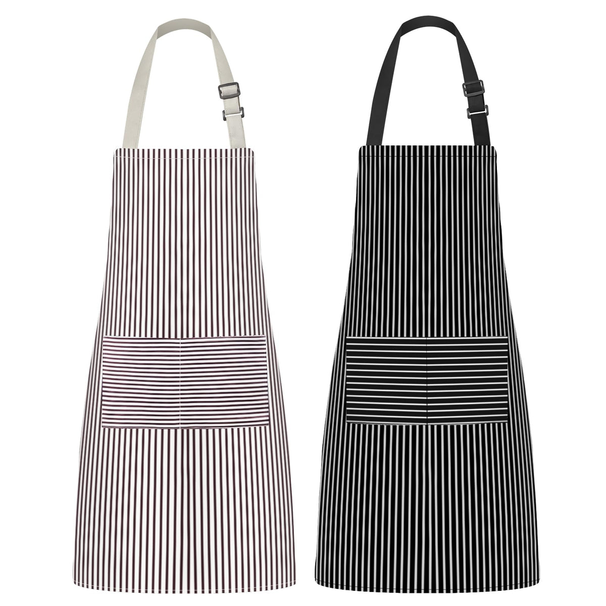 Syntus Apron for Men Women, Adjustable Cooking Kitchen Apron with 2 Pockets