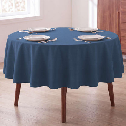 H.VERSAILTEX Linen Table Cloths Rectangle 60 x 84 Inch Premium Tablecloth Spill-Proof Waterproof Table Cover for Dining Buffet Feature Extra Soft and Thick Fabric Wrinkle Free, Natural