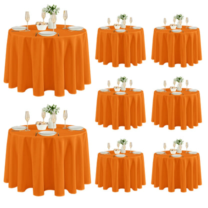 Fitable 6 Pack Black Tablecloths 70x120 Inch for 6-8 Ft Rectangle Tables