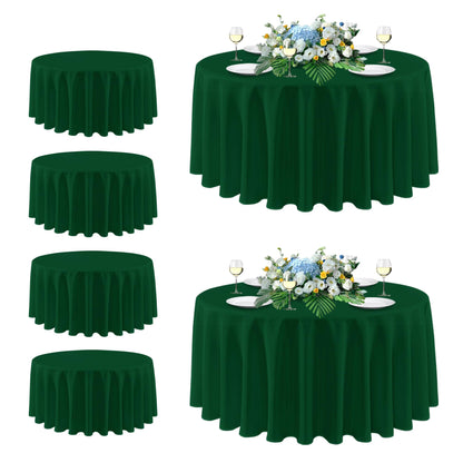 sancua 2 Pack Black Tablecloths 60x102 Inch for 6 Feet Rectangle Tables