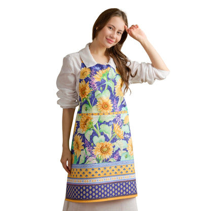 Maison d' Hermine Aprons for women with Pocket 100% Cotton (27.50"x31.50")