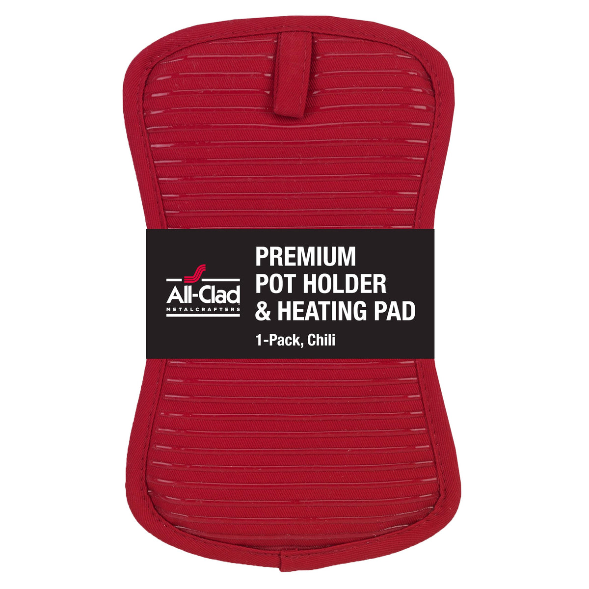 All-Clad Premium Pot Holder & Hot Pad: Heat Resistant to 500 Degrees - 100% Cotton, 10"x6.25" Hot Pad for Kitchen and Barbeque, (2-Pack), Almond