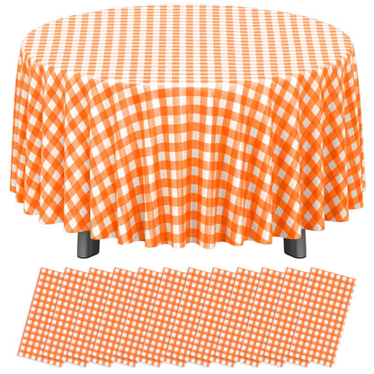 3 Pcs Sage Green Gingham Tablecloths, Checkered Table Covers 54 x 108 Inch