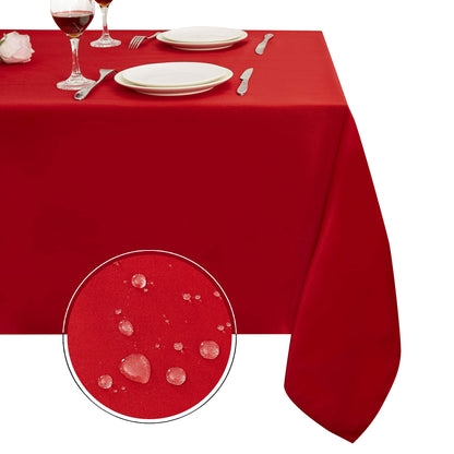 Obstal Rectangle Table Cloth, Navy Blue, 60 x 84 Inch