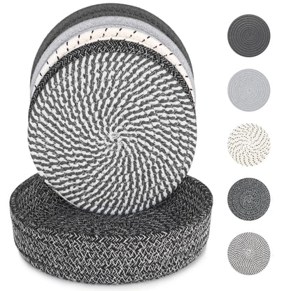 8 Inch Trivets for Hot Dishes, Hot Pots and Pans, 6 Pcs