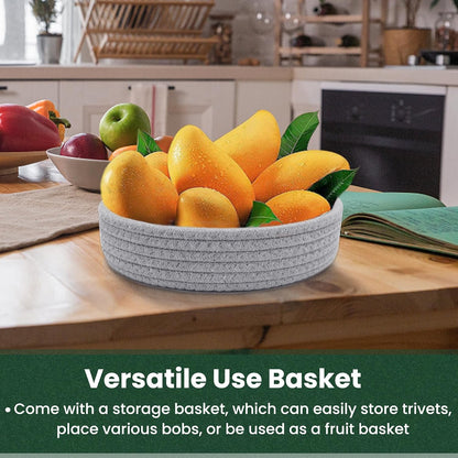8 Inch Trivets for Hot Dishes, Hot Pots and Pans, 5 Pcs