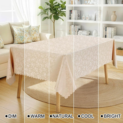 Smiry Rectangle Waterproof Heavy Duty Vinyl Tablecloths, 60 x 84 Inch