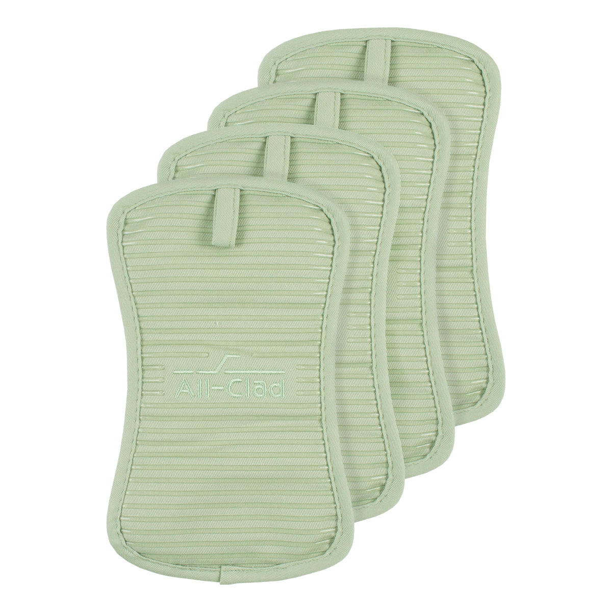 All-Clad Premium Pot Holder & Hot Pad: Heat Resistant to 500 Degrees - 100% Cotton, 10"x6.25" Hot Pad for Kitchen and Barbeque, (2-Pack), Almond
