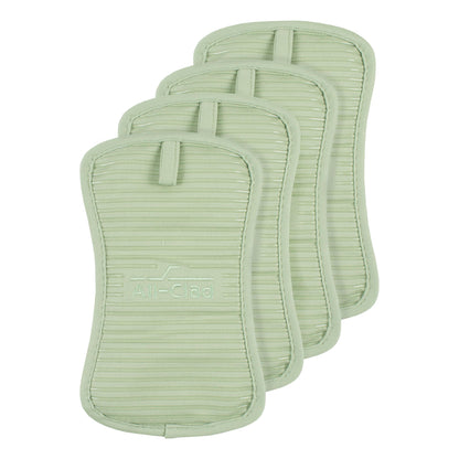 All-Clad Premium Pot Holder & Hot Pad: Heat Resistant to 500 Degrees - 100% Cotton, 10"x6.25" Hot Pad for Kitchen and Barbeque, (2-Pack), Almond