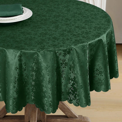 Romanstile Waterproof Vinyl Tablecloth Rectangle, 60 x 84 Inch, Rose Beige