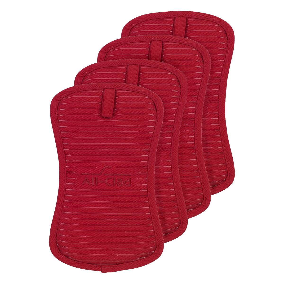 All-Clad Premium Pot Holder & Hot Pad: Heat Resistant to 500 Degrees - 100% Cotton, 10"x6.25" Hot Pad for Kitchen and Barbeque, (2-Pack), Almond