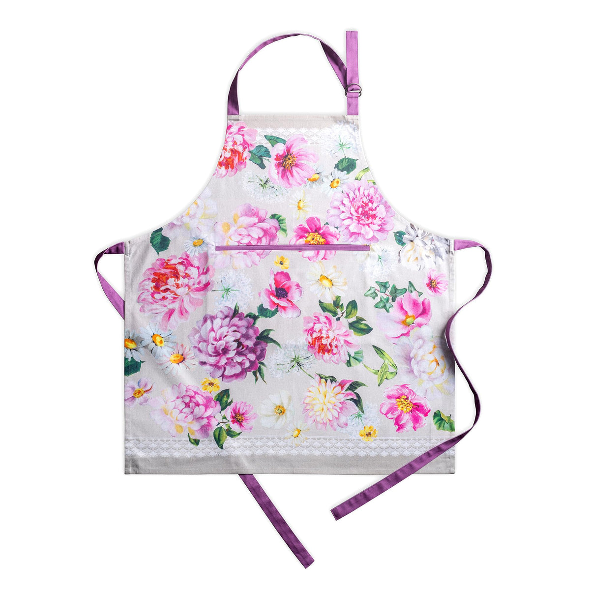 Maison d' Hermine Aprons for women with Pocket 100% Cotton (27.50"x31.50")