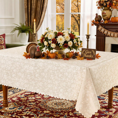 Smiry Rectangle Waterproof Heavy Duty Vinyl Tablecloths, 60 x 84 Inch