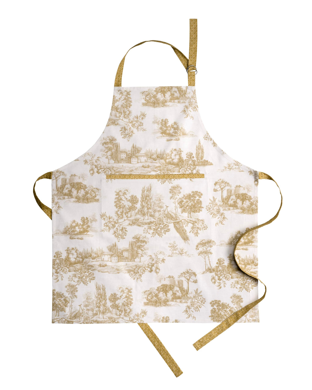 Maison d' Hermine Aprons for women with Pocket 100% Cotton (27.50"x31.50")
