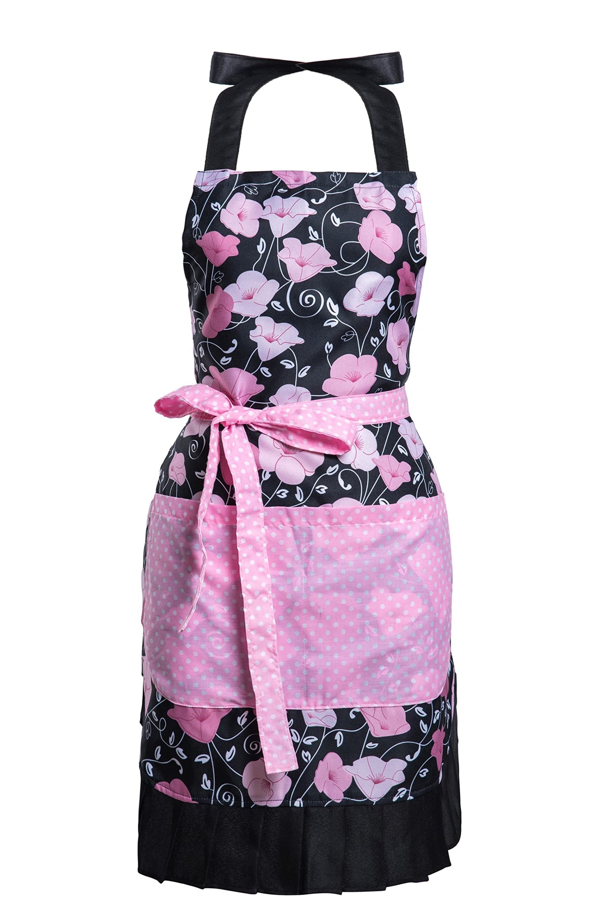 Women Kitchen Apron with Pockets for Cooking, Baking,Gardening