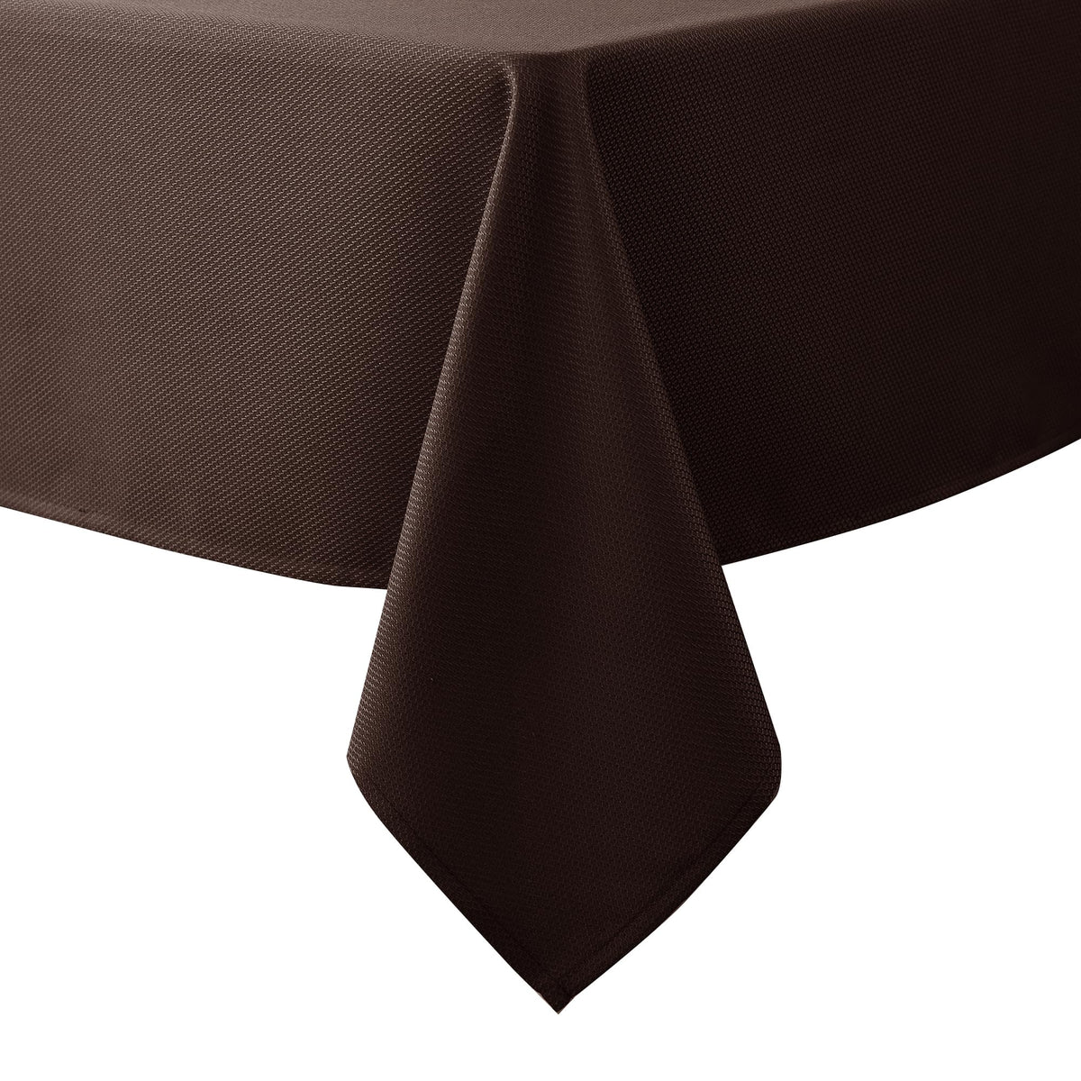 Textured Tablecloth Rectangle-Fabric Spillproof Table Cloth-Natural 60x108"