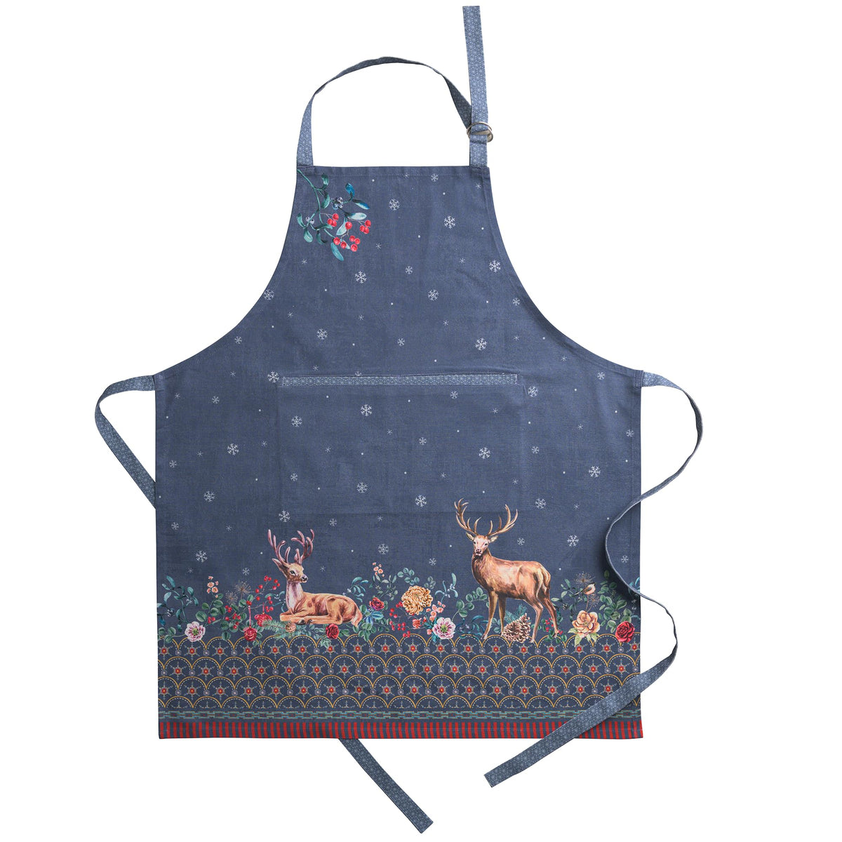 Maison d' Hermine Aprons for women with Pocket 100% Cotton (27.50"x31.50")