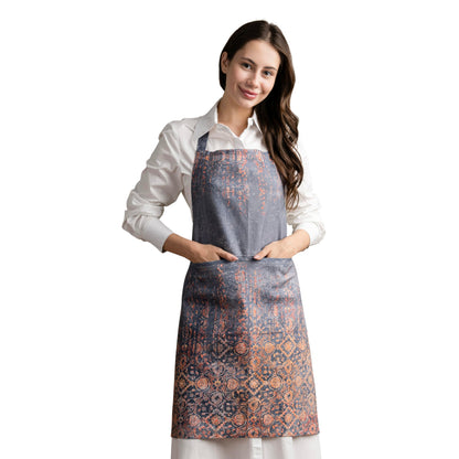 Maison d' Hermine Aprons for women with Pocket 100% Cotton (27.50"x31.50")