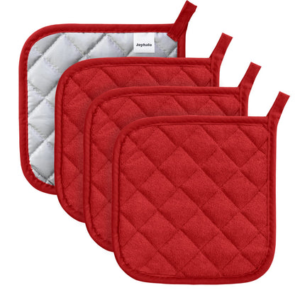 Joyhalo 4 Pack Pot Holders for Kitchen Clearance