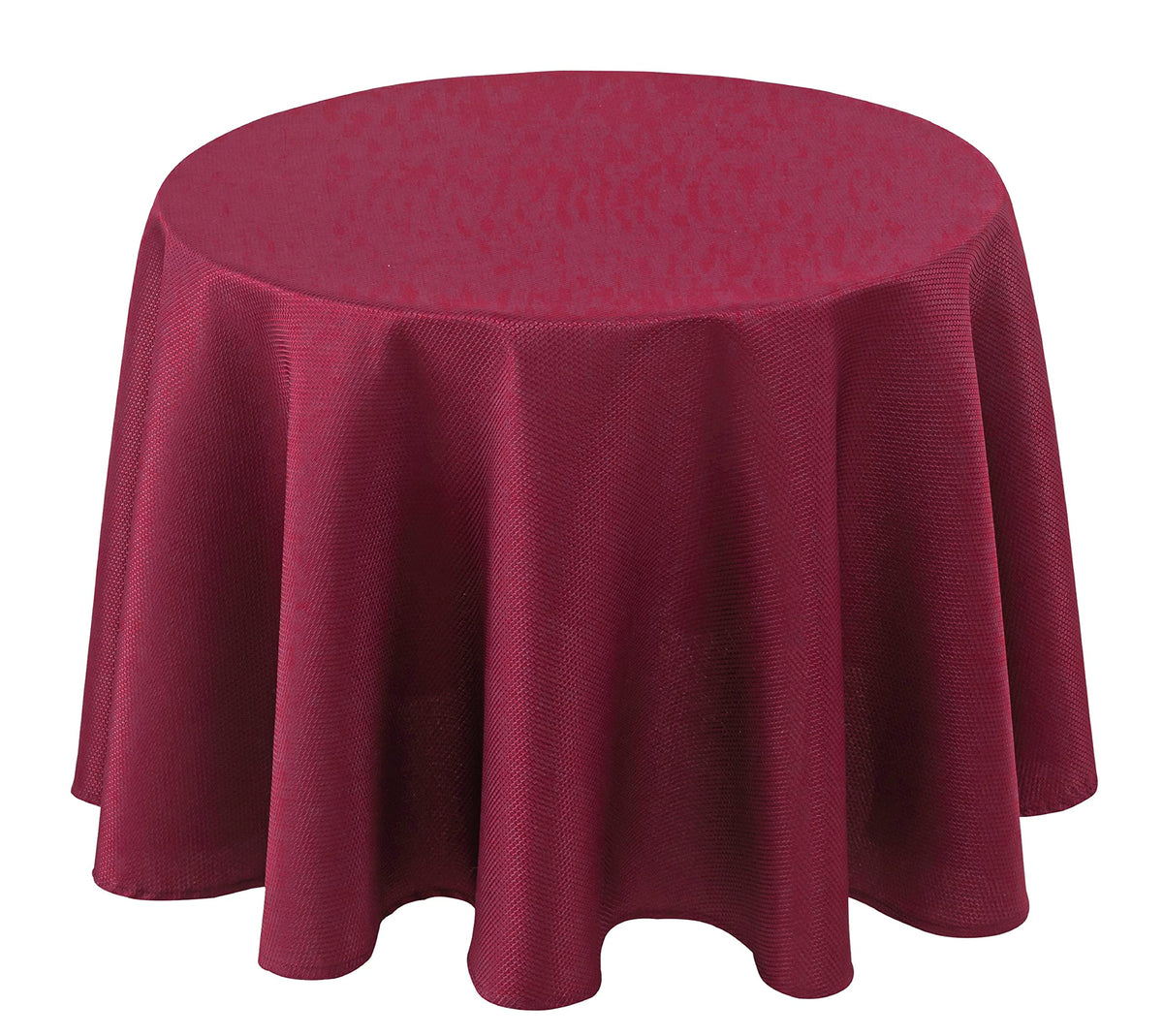 Textured Tablecloth Rectangle-Fabric Spillproof Table Cloth-Natural 60x108"