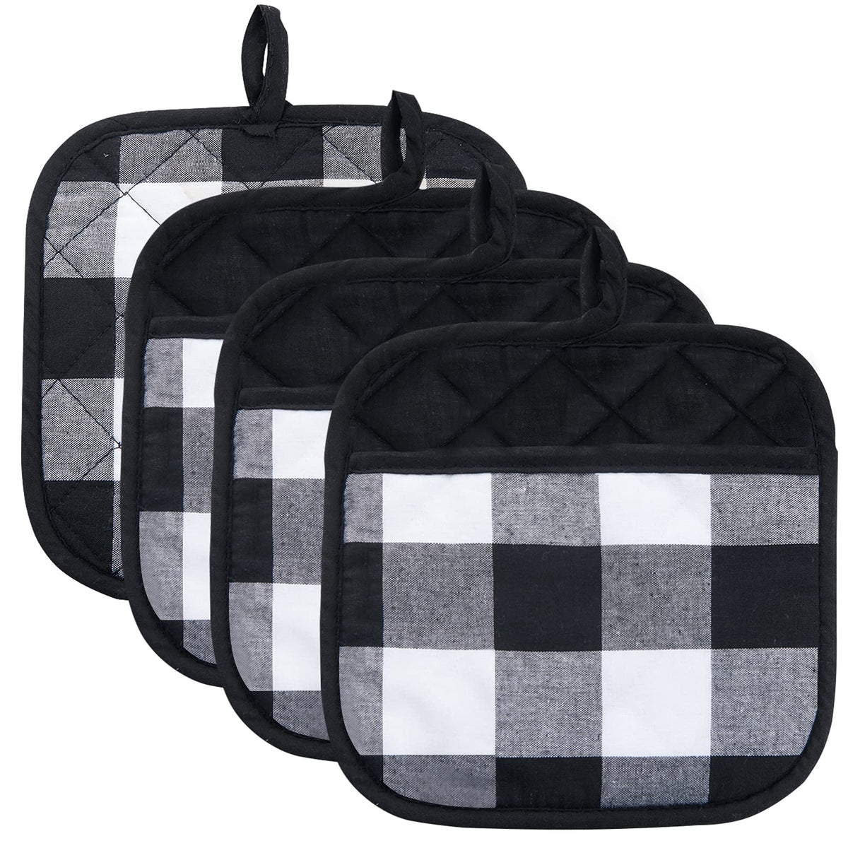 Joyhalo 4 Pack Pot Holders for Kitchen Clearance