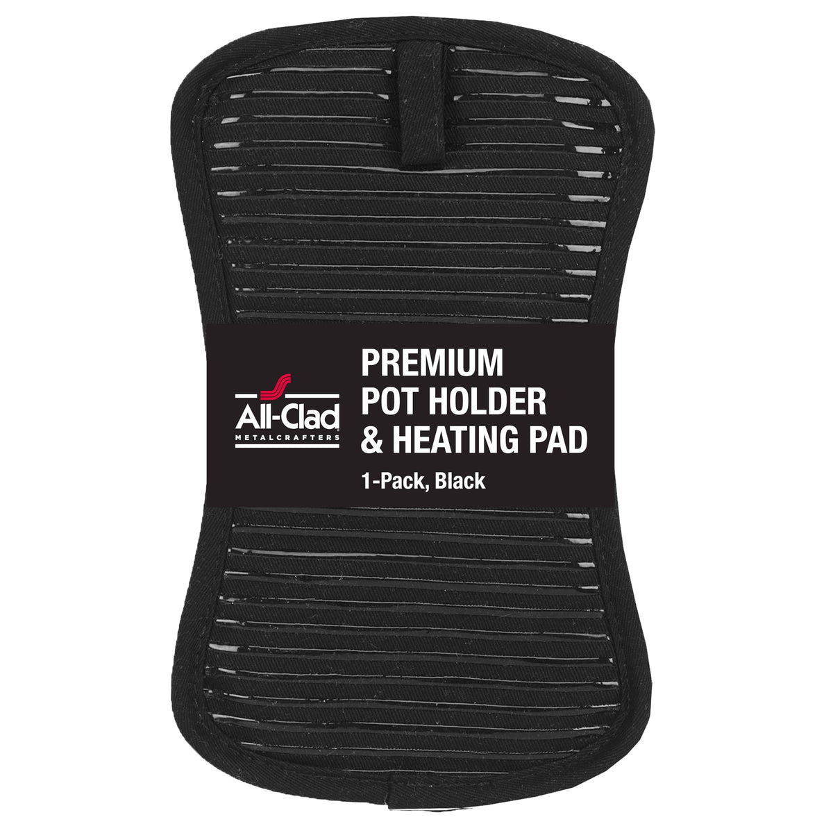 All-Clad Premium Pot Holder & Hot Pad: Heat Resistant to 500 Degrees - 100% Cotton, 10"x6.25" Hot Pad for Kitchen and Barbeque, (2-Pack), Almond