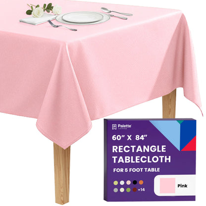 Gee Di Moda Rectangle Tablecloth - 70 x 120 Inch Navy Blue Table Cloth for 6 or 8 Foot Rectangle Tables - Heavy Duty Washable Fabric - for Holiday Party, Dinner, Weddings, Baby Shower & Events