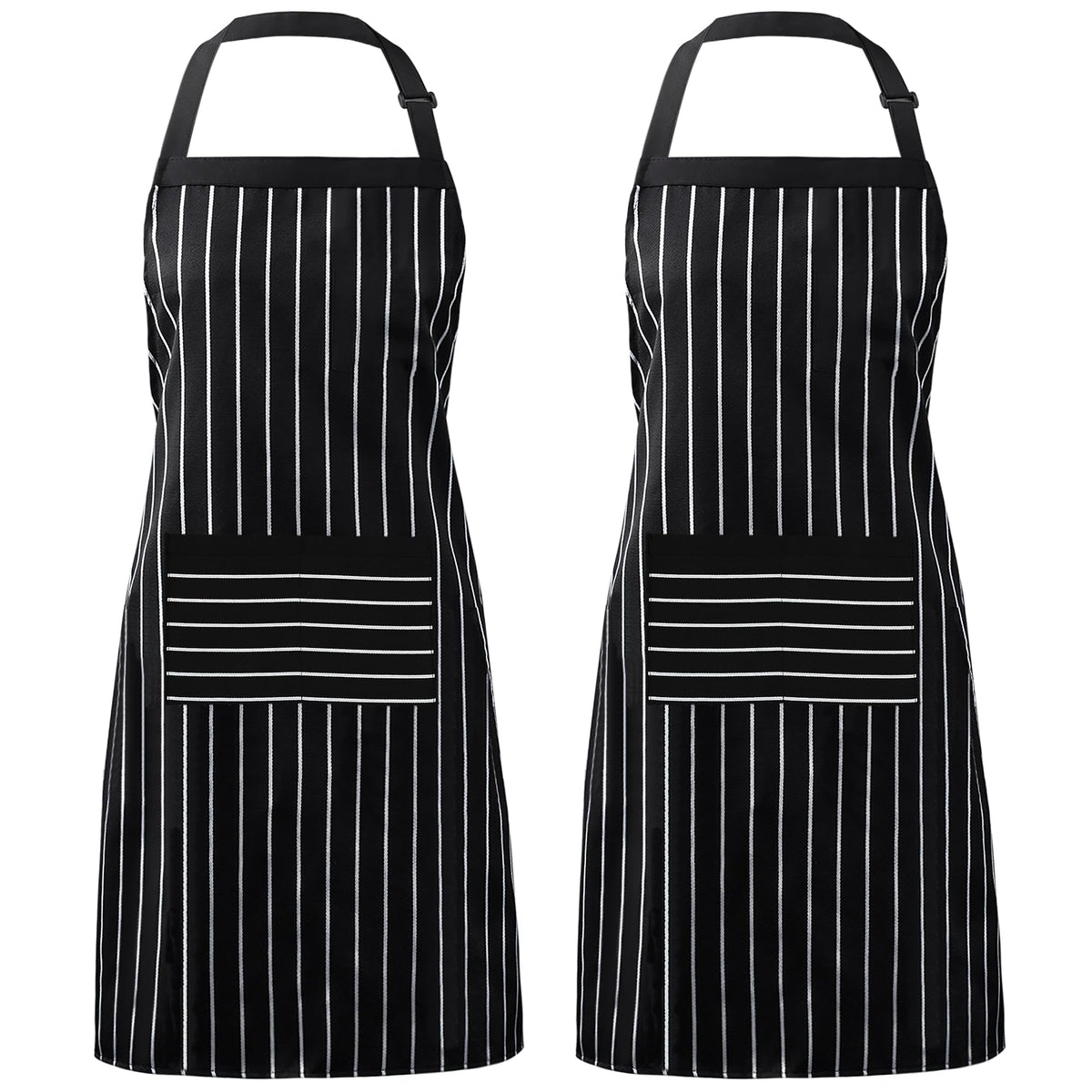 Syntus Apron for Men Women, Adjustable Cooking Kitchen Apron with 2 Pockets