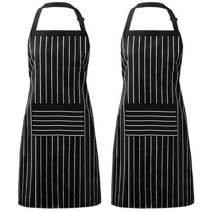 Syntus Apron for Men Women, Adjustable Cooking Kitchen Apron with 2 Pockets