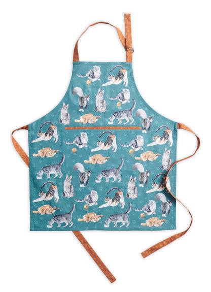 Maison d' Hermine Aprons for women with Pocket 100% Cotton (27.50"x31.50")