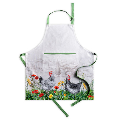 Maison d' Hermine Aprons for women with Pocket 100% Cotton (27.50"x31.50")