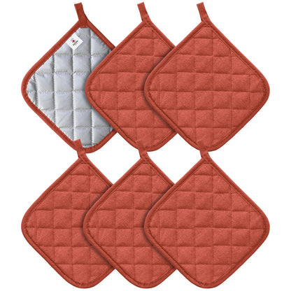Joyhalo 4 Pack Heat Resistant Pot Holders - Terry Cloth Sets for Cooking & Baking