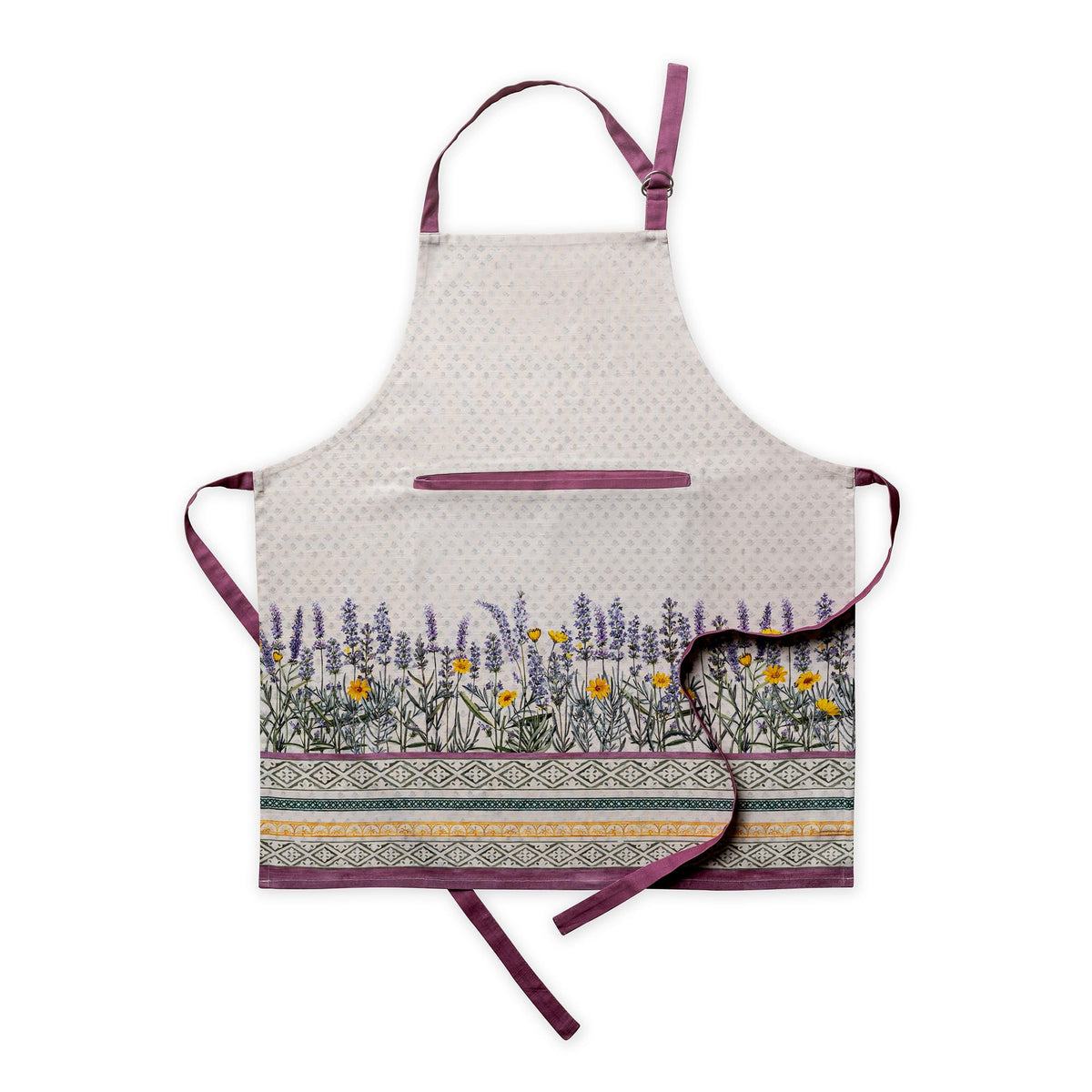 Maison d' Hermine Aprons for women with Pocket 100% Cotton (27.50"x31.50")