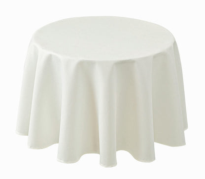 Textured Tablecloth Rectangle-Fabric Spillproof Table Cloth-Natural 60x108"