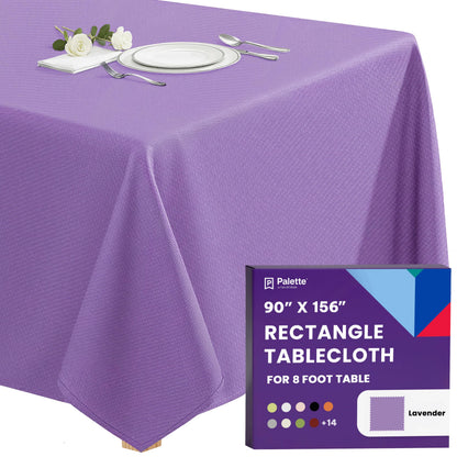 Gee Di Moda Rectangle Tablecloth - 70 x 120 Inch Navy Blue Table Cloth for 6 or 8 Foot Rectangle Tables - Heavy Duty Washable Fabric - for Holiday Party, Dinner, Weddings, Baby Shower & Events