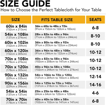 10-Pack White Tablecloths for Rectangle Tables, 60 x 102 Inches