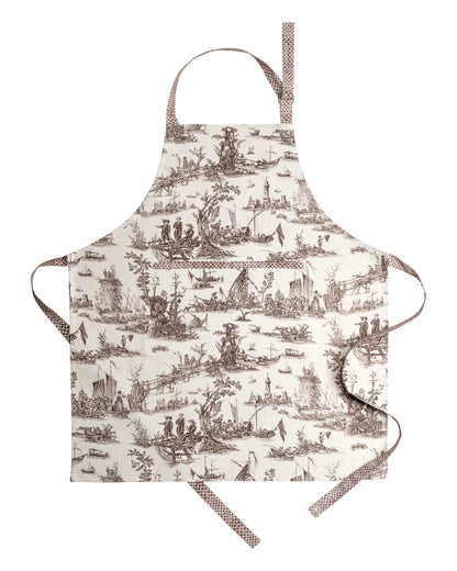 Maison d' Hermine Aprons for women with Pocket 100% Cotton (27.50"x31.50")