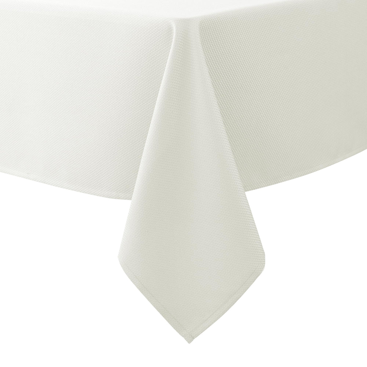 Textured Tablecloth Rectangle-Fabric Spillproof Table Cloth-Natural 60x108"