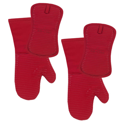 All-Clad Premium Pot Holder & Hot Pad: Heat Resistant to 500 Degrees - 100% Cotton, 10"x6.25" Hot Pad for Kitchen and Barbeque, (2-Pack), Almond