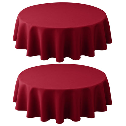 Textured Tablecloth Rectangle-Fabric Spillproof Table Cloth-Natural 60x108"