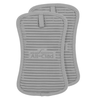All-Clad Premium Pot Holder & Hot Pad: Heat Resistant to 500 Degrees - 100% Cotton, 10"x6.25" Hot Pad for Kitchen and Barbeque, (2-Pack), Almond