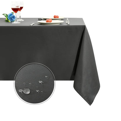 Obstal Rectangle Table Cloth, Navy Blue, 60 x 84 Inch