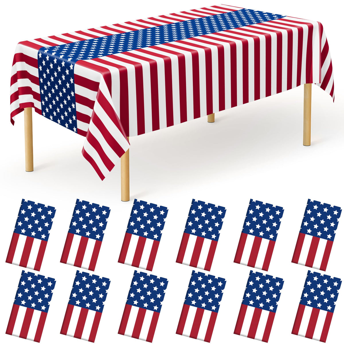 QZYL 4 Packs White Plastic Tablecloth, Large Sturdy Disposable Table Cloth