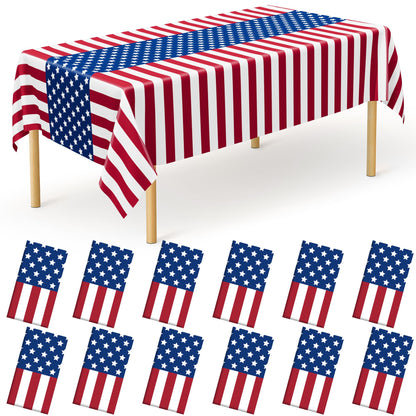 QZYL 4 Packs White Plastic Tablecloth, Large Sturdy Disposable Table Cloth