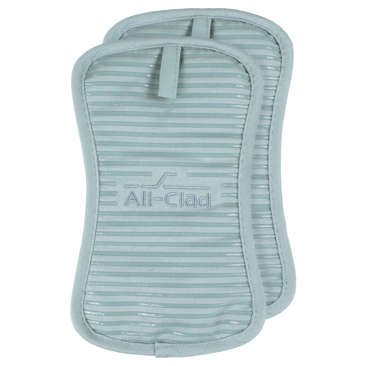 All-Clad Premium Pot Holder & Hot Pad: Heat Resistant to 500 Degrees - 100% Cotton, 10"x6.25" Hot Pad for Kitchen and Barbeque, (2-Pack), Almond