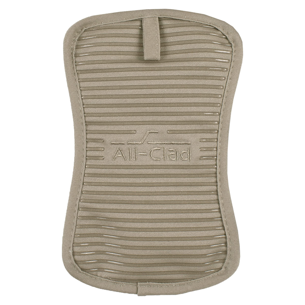 All-Clad Premium Pot Holder & Hot Pad: Heat Resistant to 500 Degrees - 100% Cotton, 10"x6.25" Hot Pad for Kitchen and Barbeque, (2-Pack), Almond